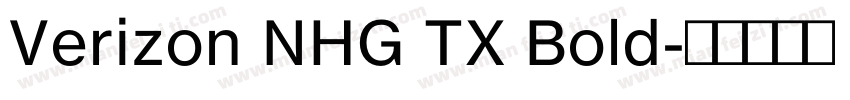 Verizon NHG TX Bold字体转换